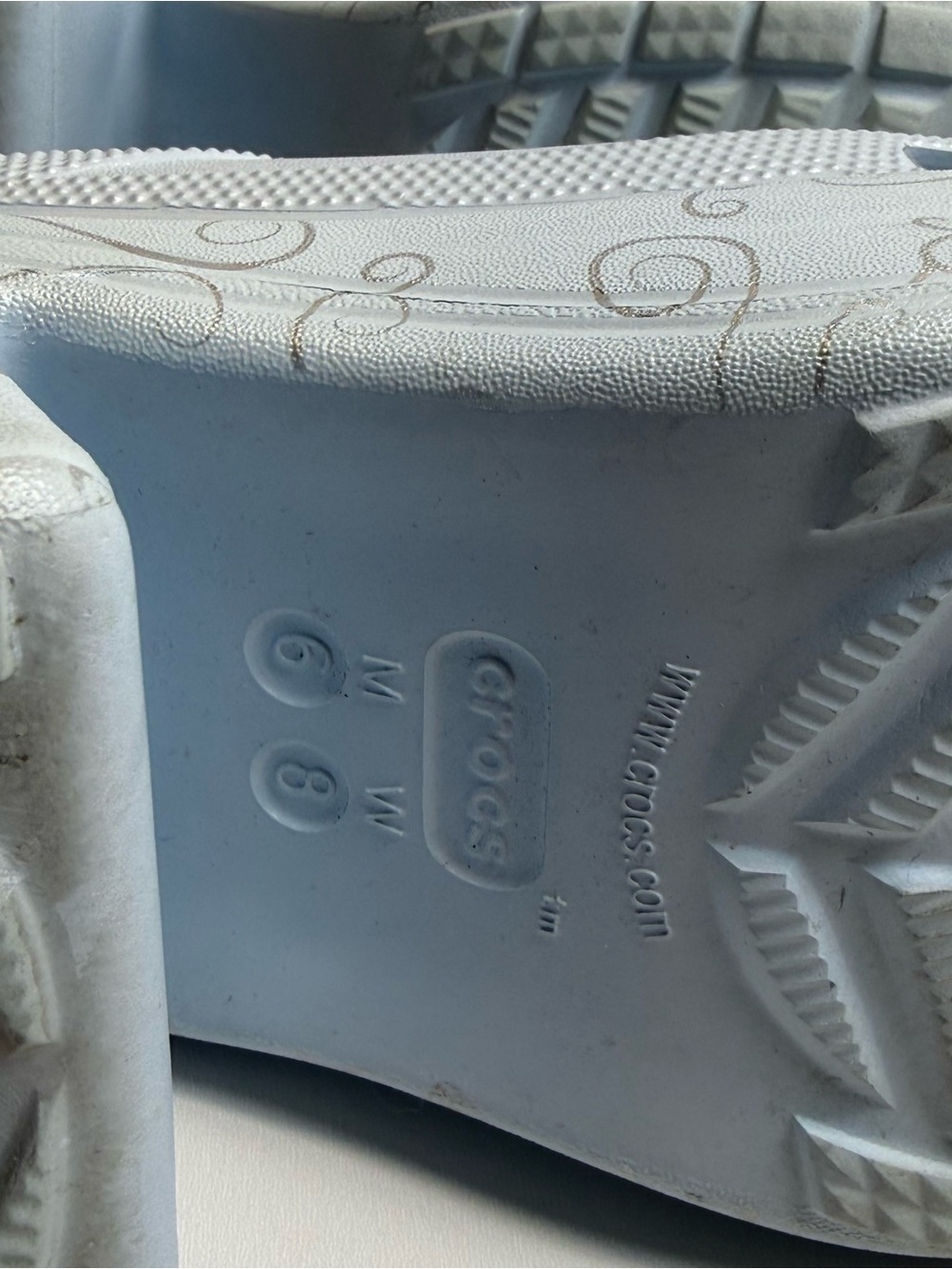Disney Parks 2025 Cinderella 75th Anniversary Heels Crocs | Adult Size W8/M6 - Picture 8 of 9